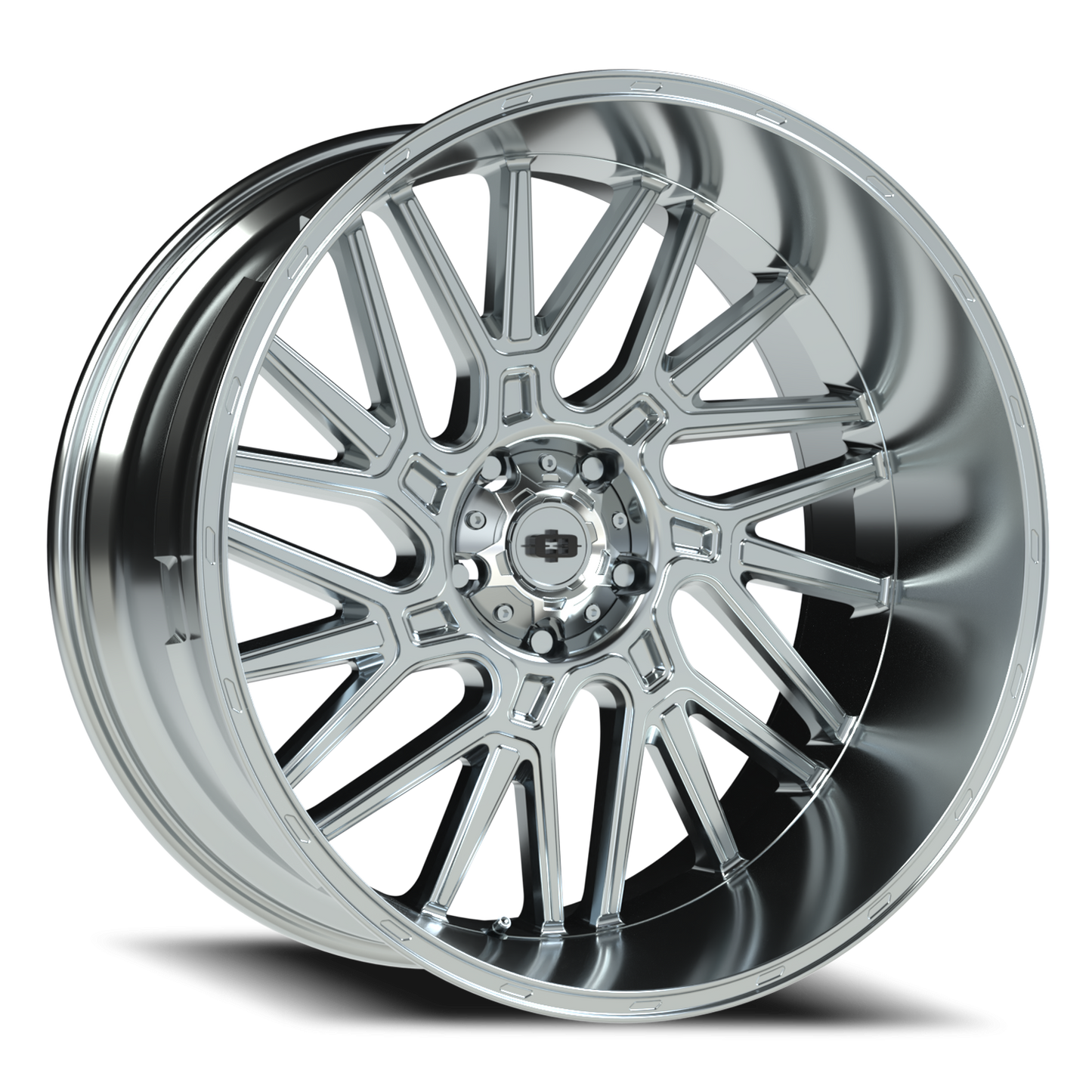Vision Brawl 24X12 Chrome Wheel