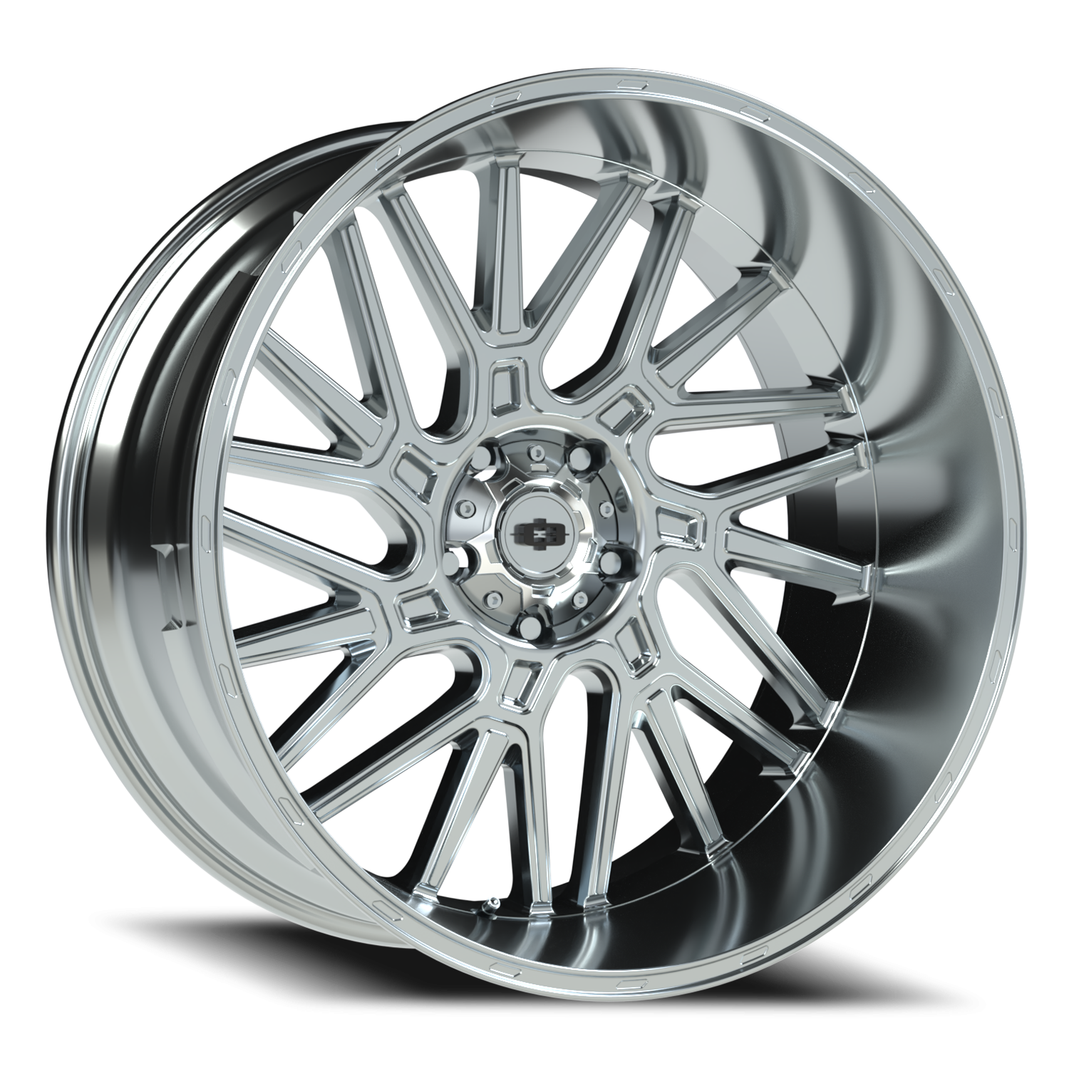 Vision Brawl 24X12 Chrome Wheel