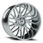 Vision Brawl 24X12 Chrome Wheel