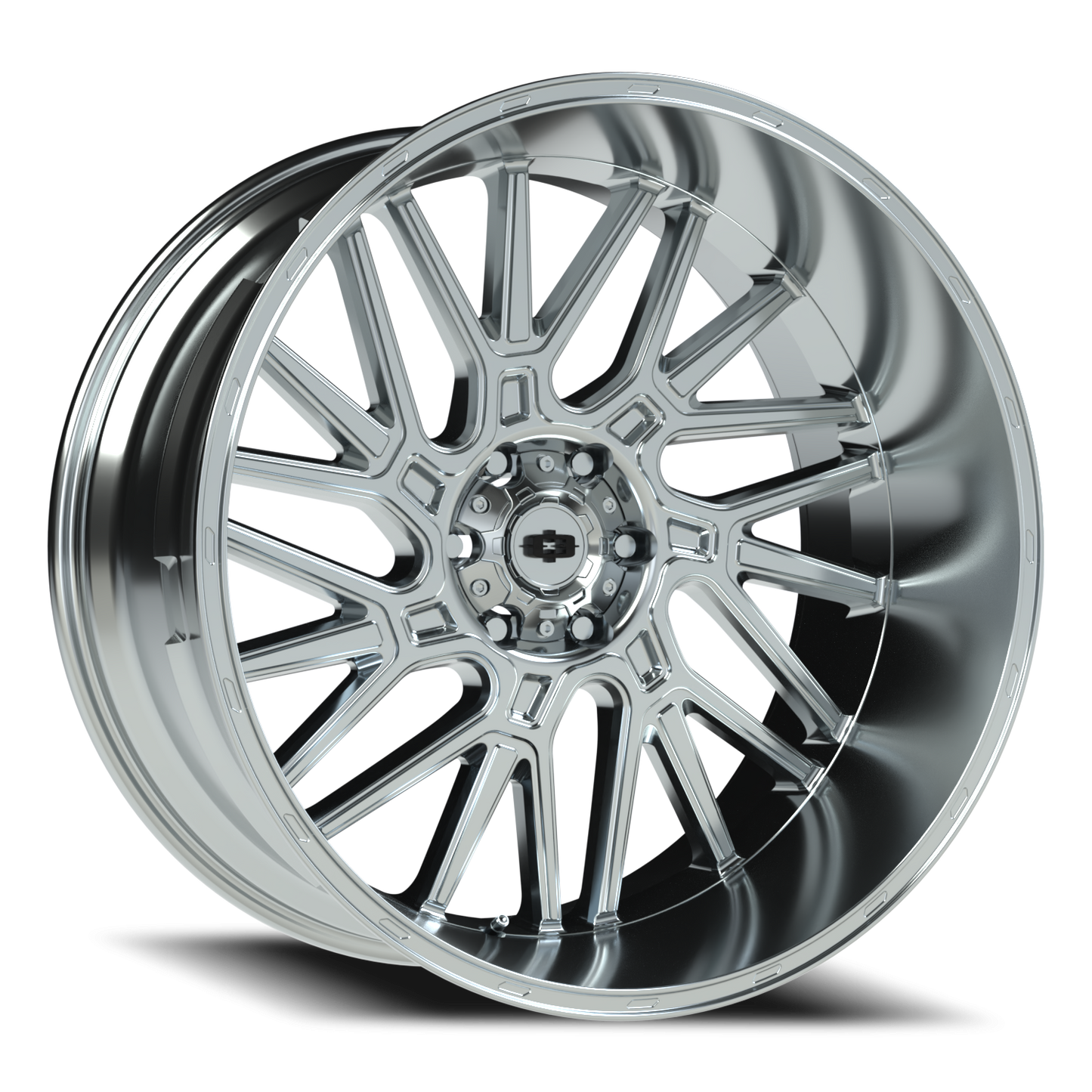 Vision Brawl 24X12 Chrome Wheel