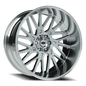 Vision Brawl 24X12 Chrome Wheel