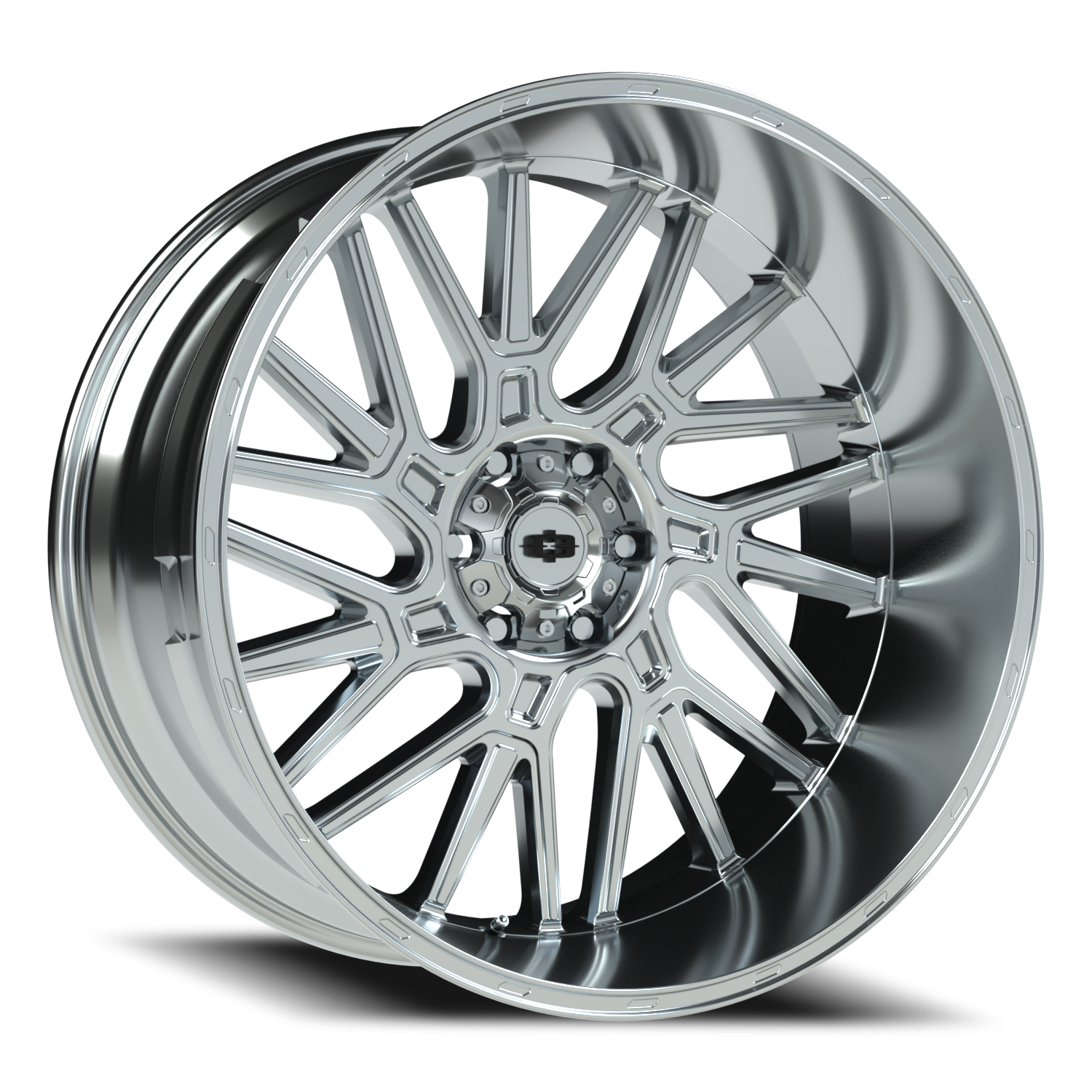 Vision Brawl 24X12 Chrome Wheel