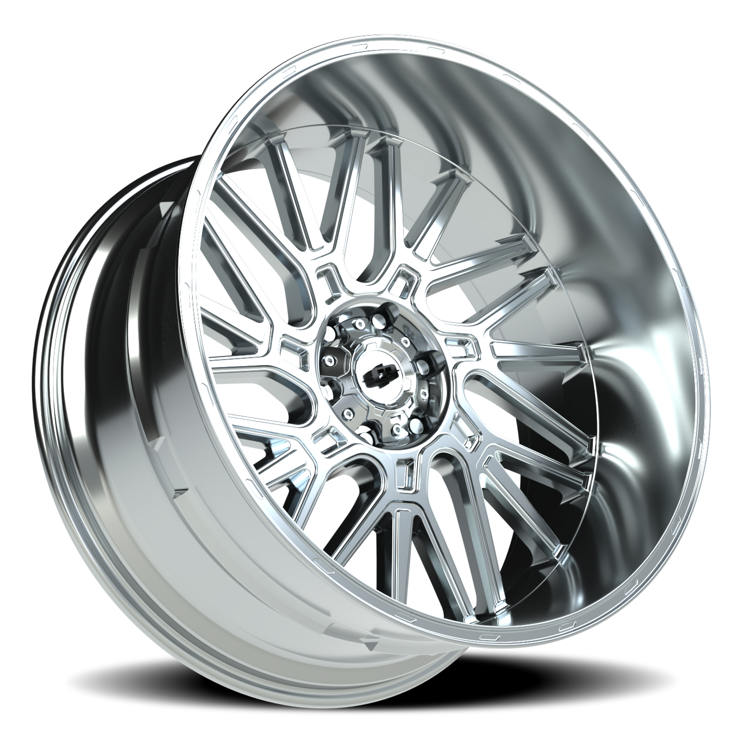 Vision Brawl 24X12 Chrome Wheel