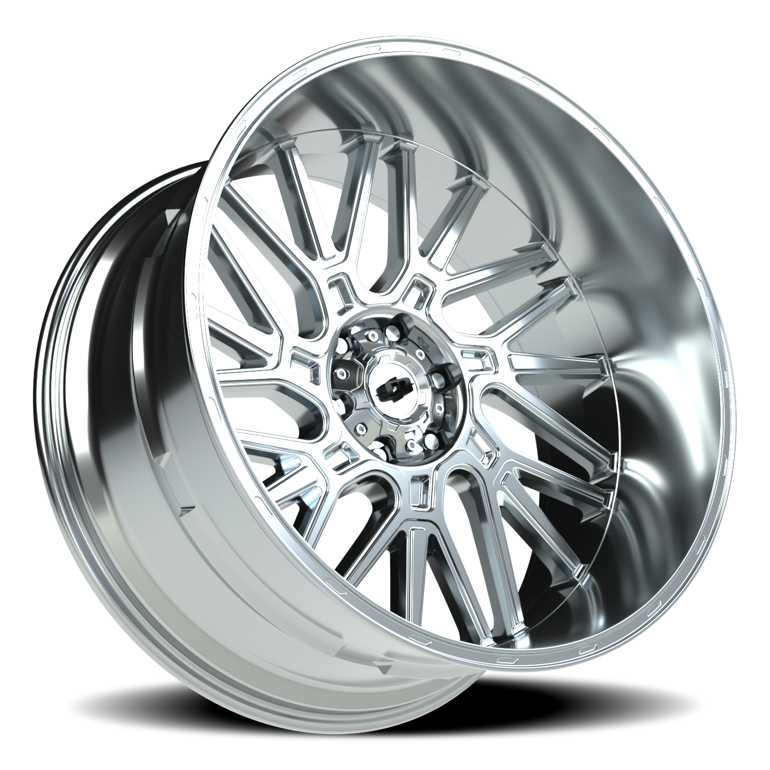 Vision Brawl 24X12 Chrome Wheel