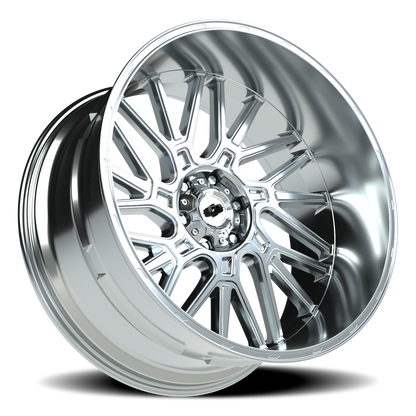 Vision Brawl 24X12 Chrome Wheel