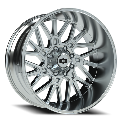 Vision Brawl 24X12 Chrome Wheel