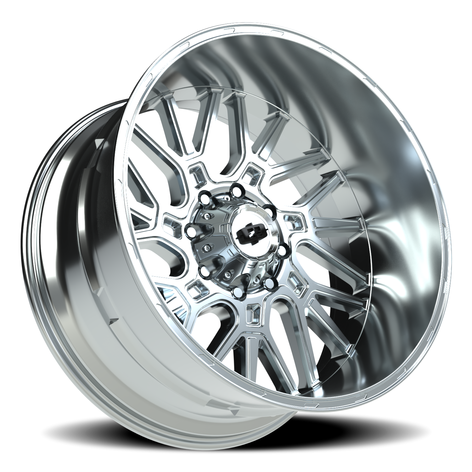 Vision Brawl 24X12 Chrome Wheel