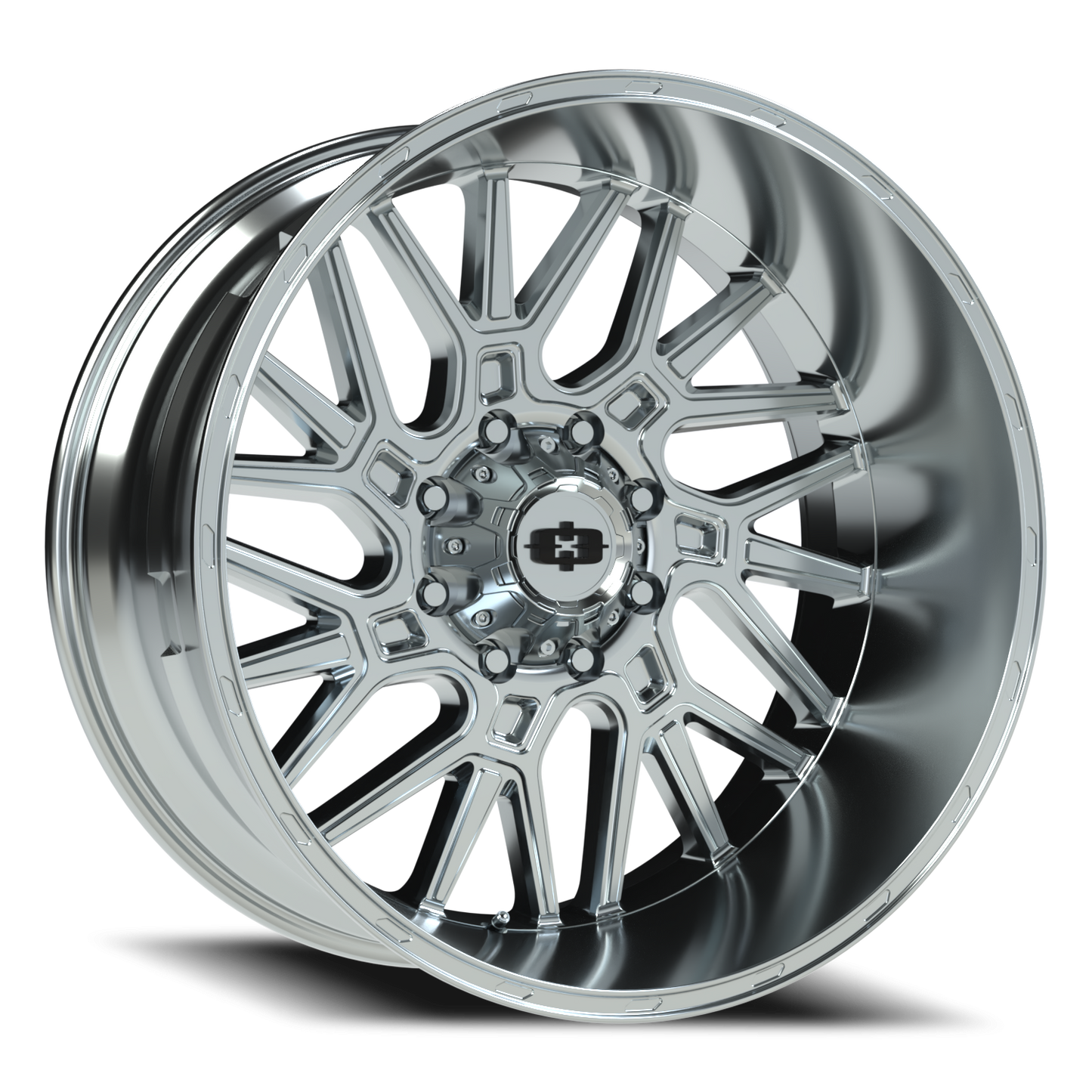 Vision Brawl 24X12 Chrome Wheel