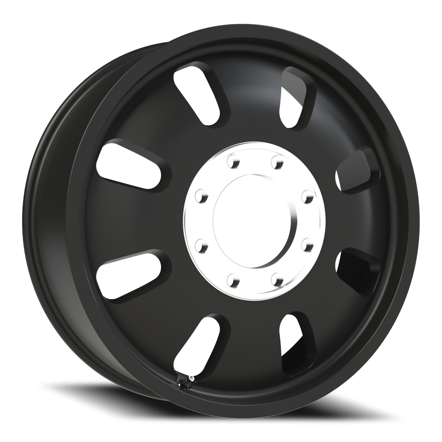 Vision Rear 24X8.25 Satin Black Wheel