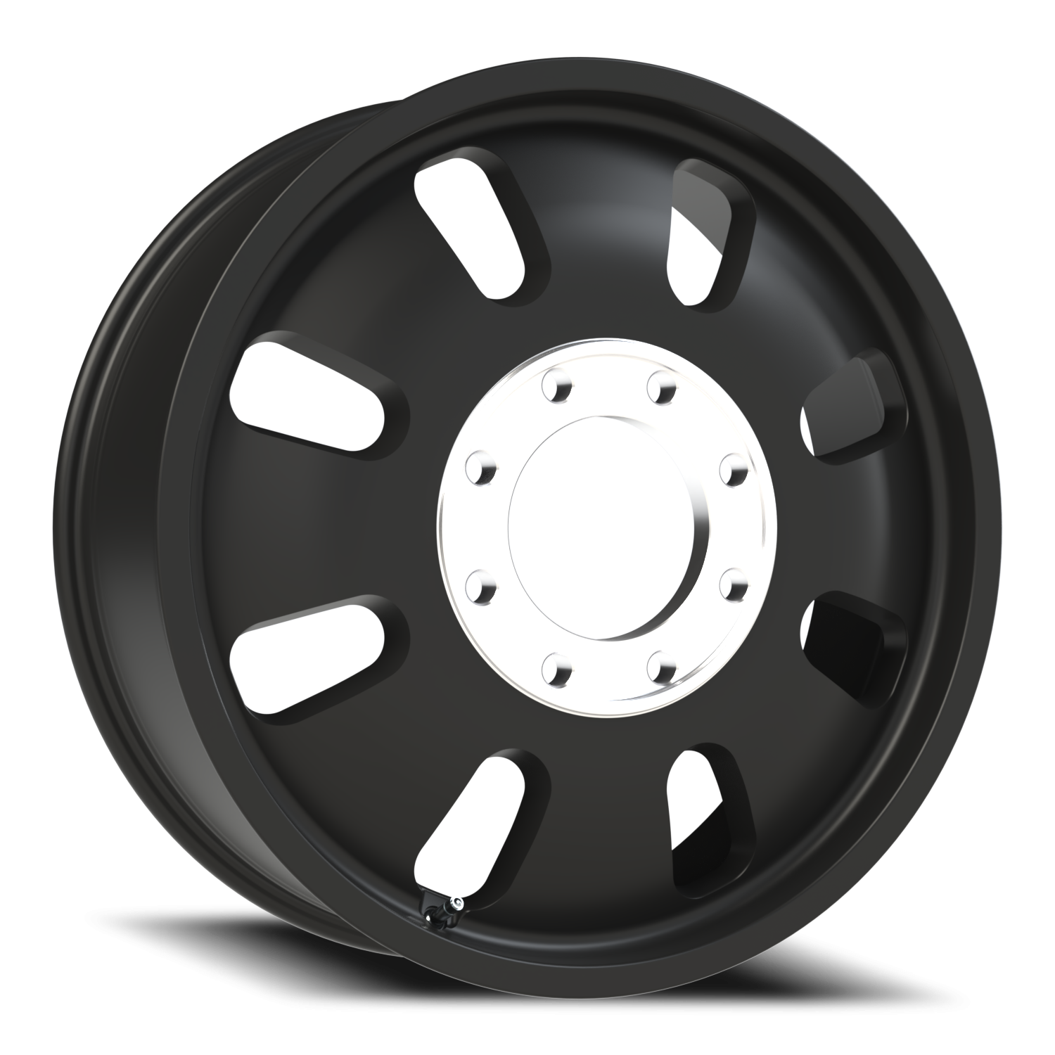 Vision Rear 24X8.25 Satin Black Wheel