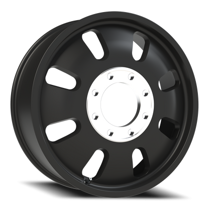 Vision Rear 24X8.25 Satin Black Wheel