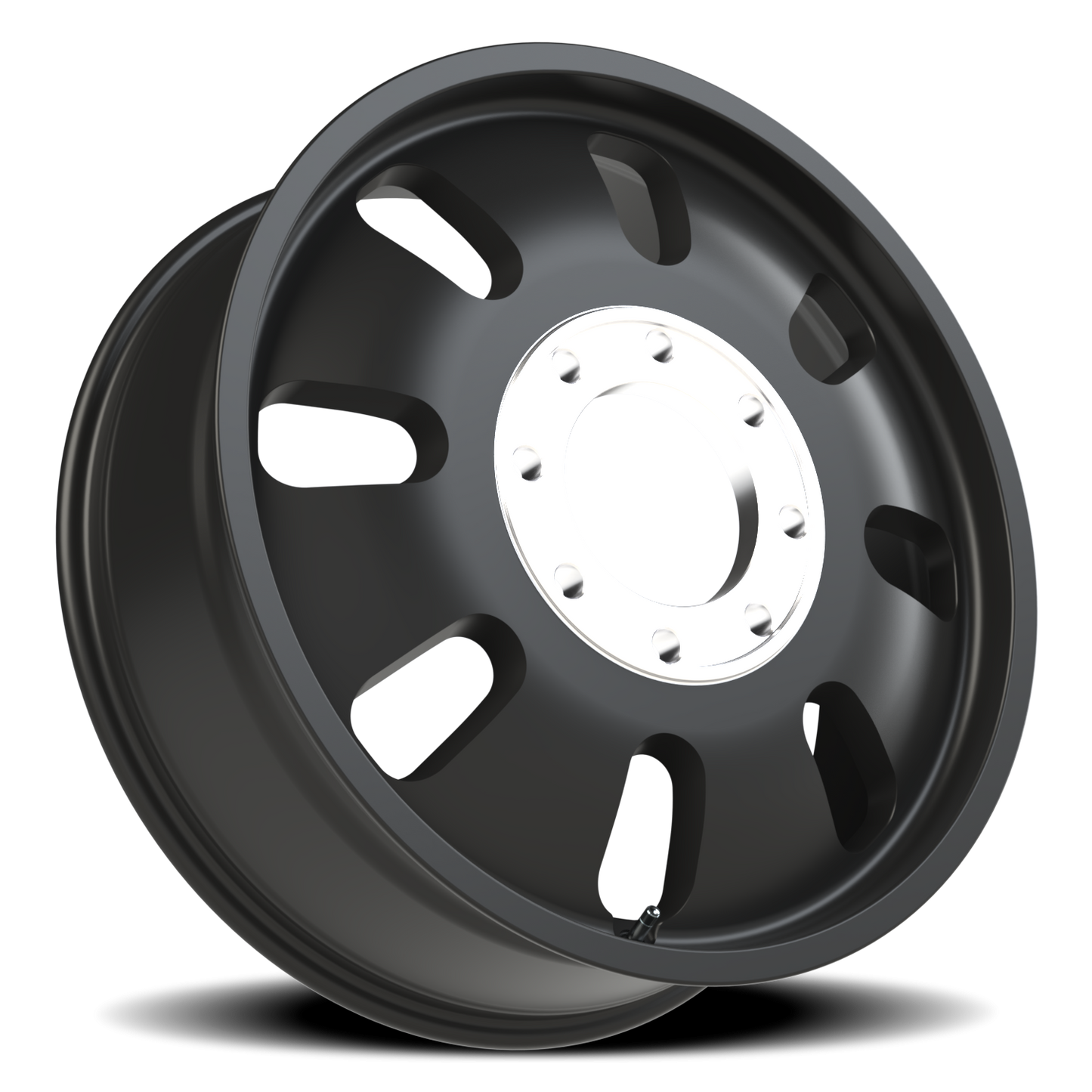 Vision Rear 24X8.25 Satin Black Wheel
