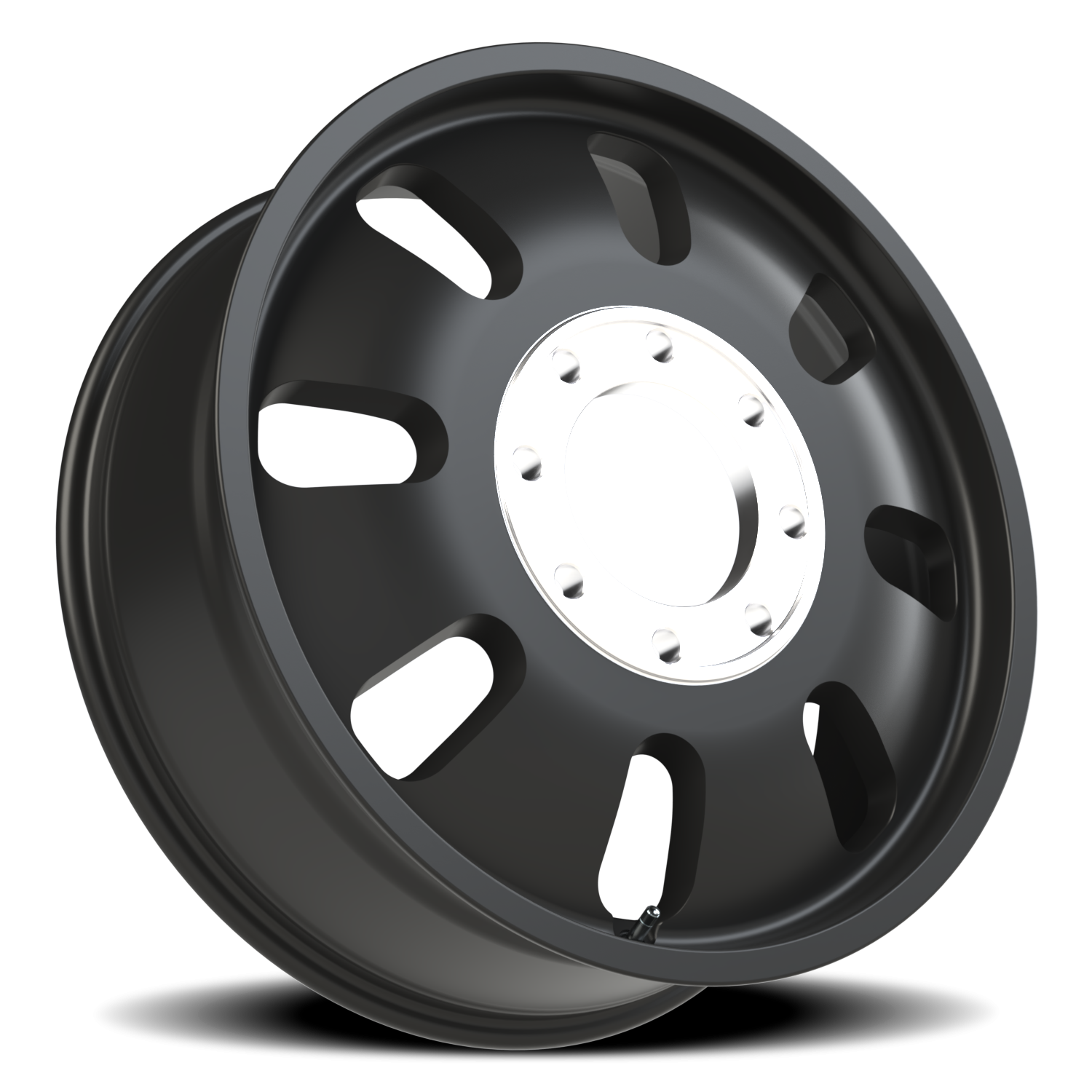 Vision Rear 24X8.25 Satin Black Wheel