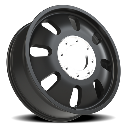 Vision Rear 24X8.25 Satin Black Wheel