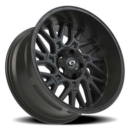 Vision Brawl 20X10 Satin Black Wheel
