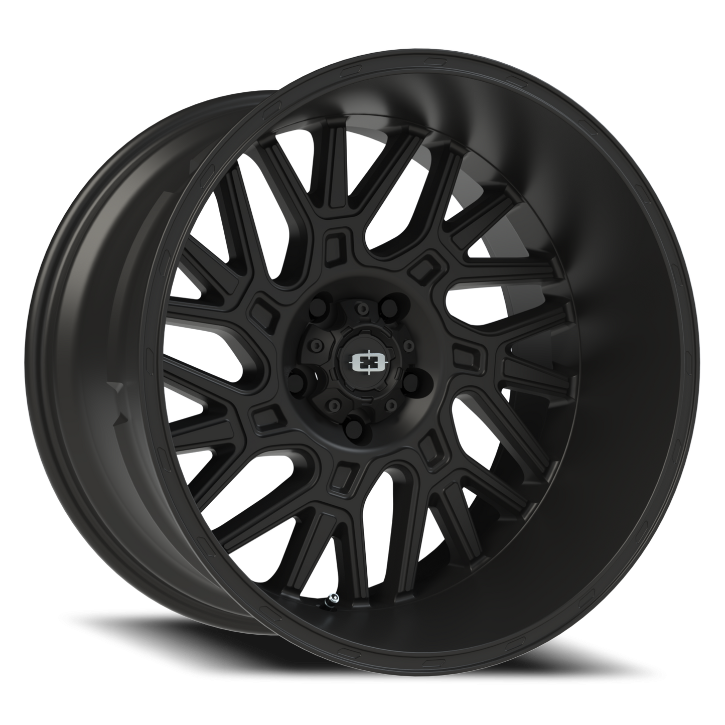 Vision Brawl 20X12 Satin Black Wheel
