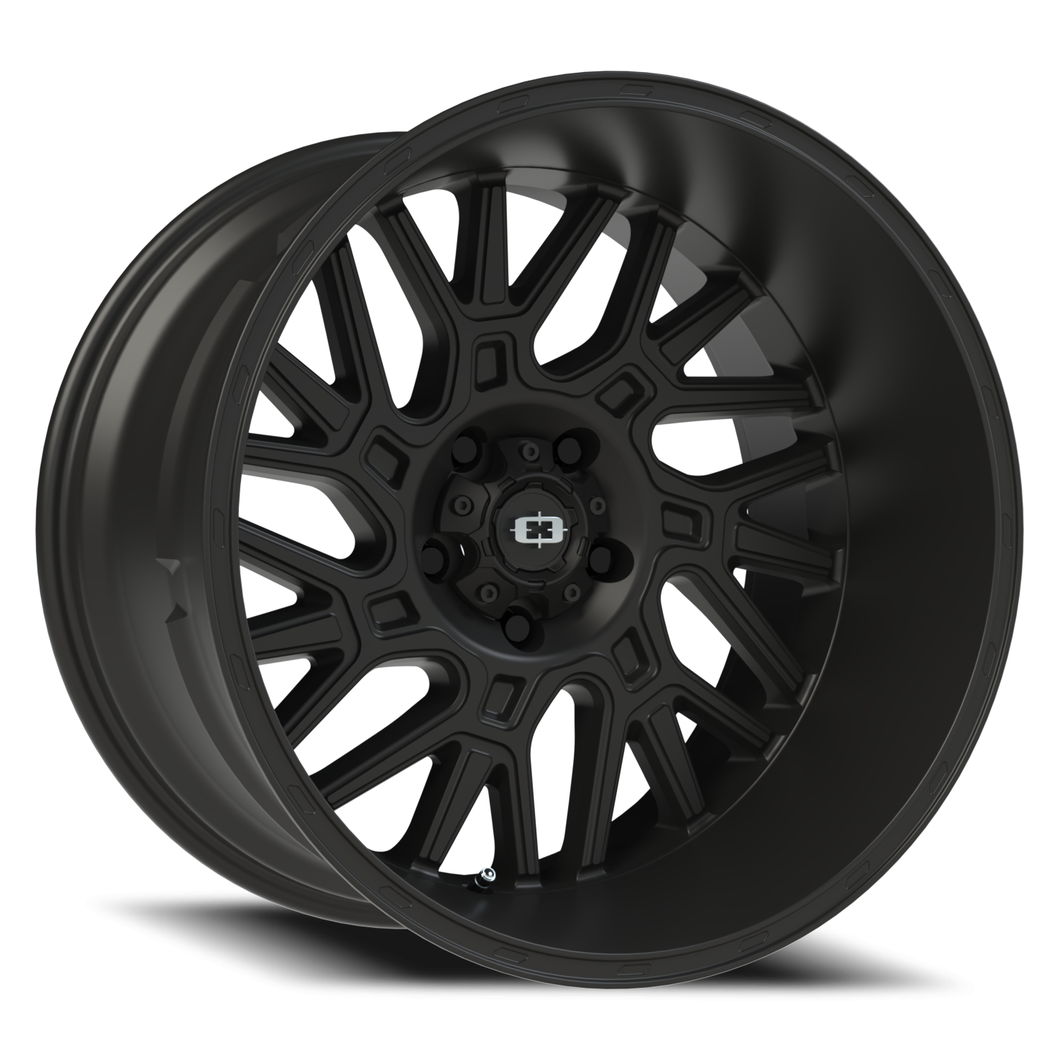 Vision Brawl 20X12 Satin Black Wheel