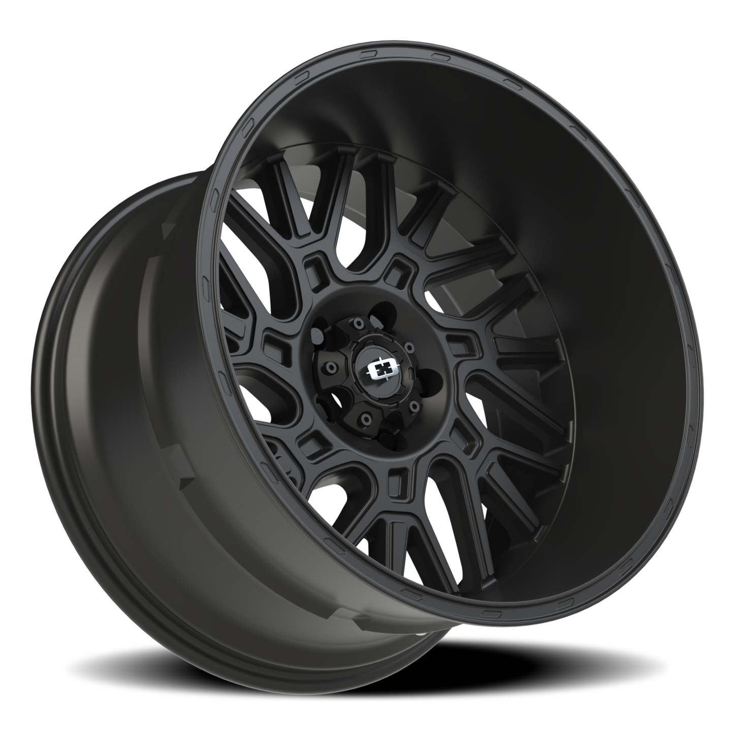 Vision Brawl 20X12 Satin Black Wheel