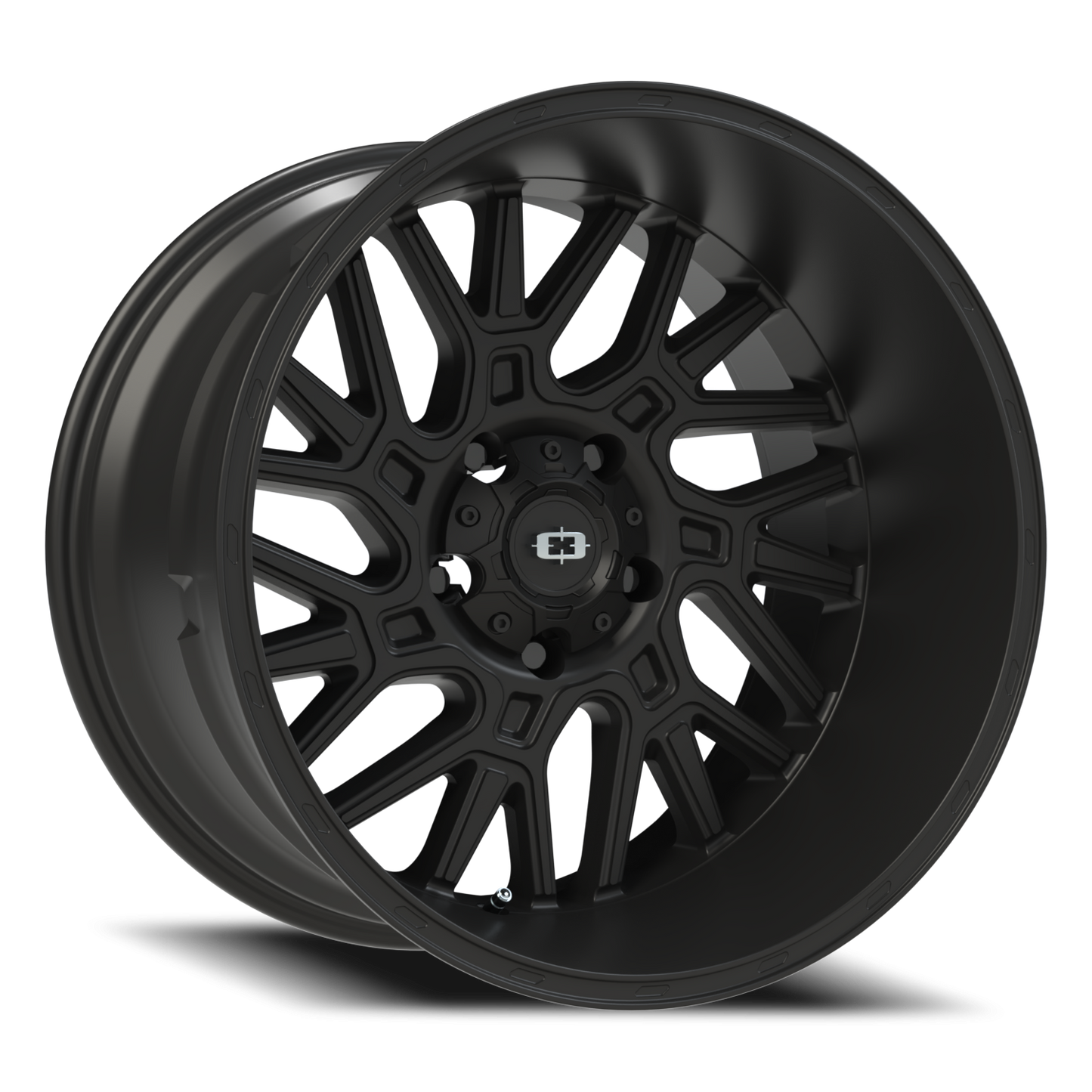 Vision Brawl 20X12 Satin Black Wheel