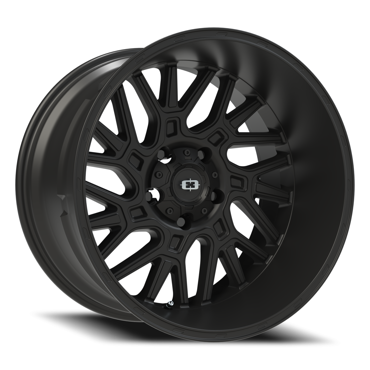 Vision Brawl 20X12 Satin Black Wheel