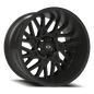 Vision Brawl 20X12 Satin Black Wheel