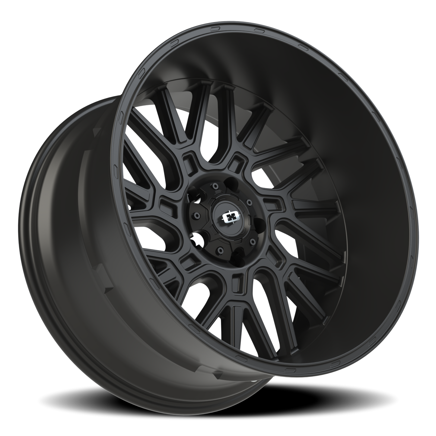 Vision Brawl 22X12 Satin Black Wheel