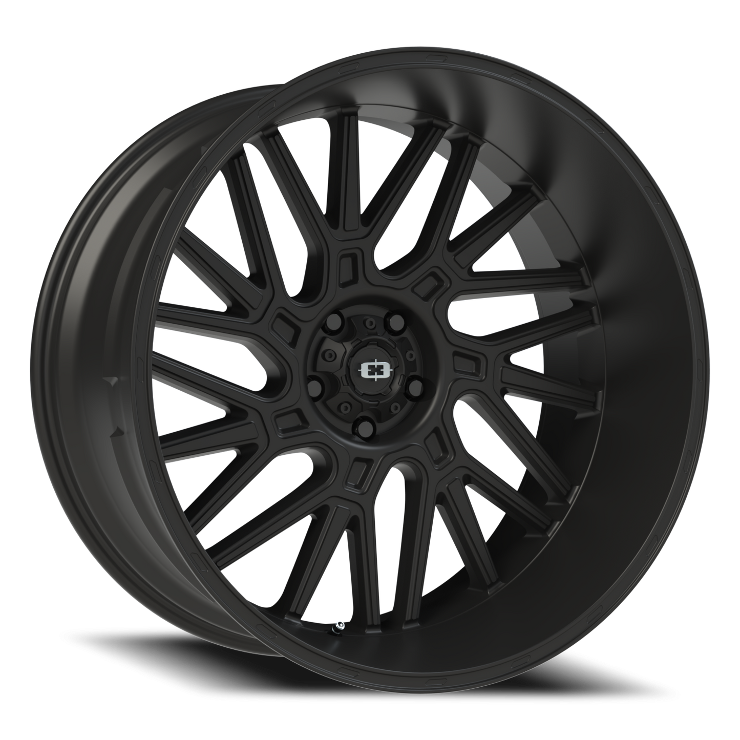 Vision Brawl 24X12 Satin Black Wheel