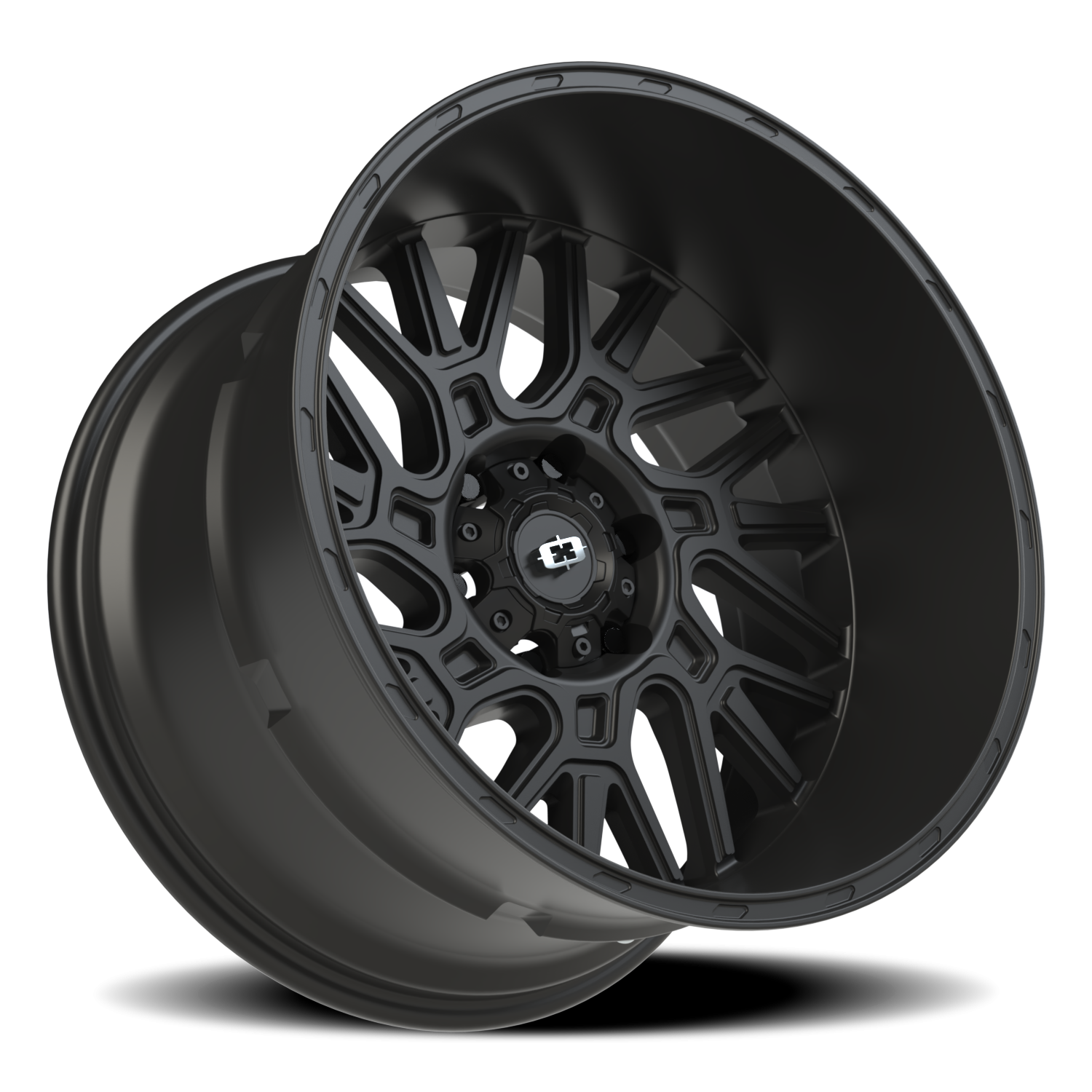 Vision Brawl 20X12 Satin Black Wheel