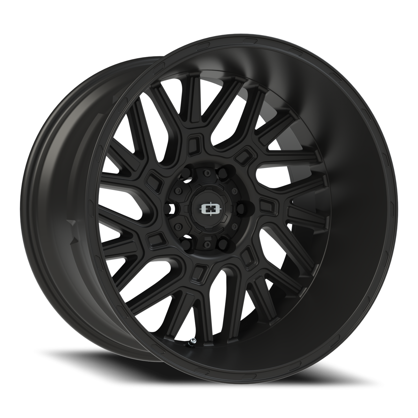 Vision Brawl 20X12 Satin Black Wheel