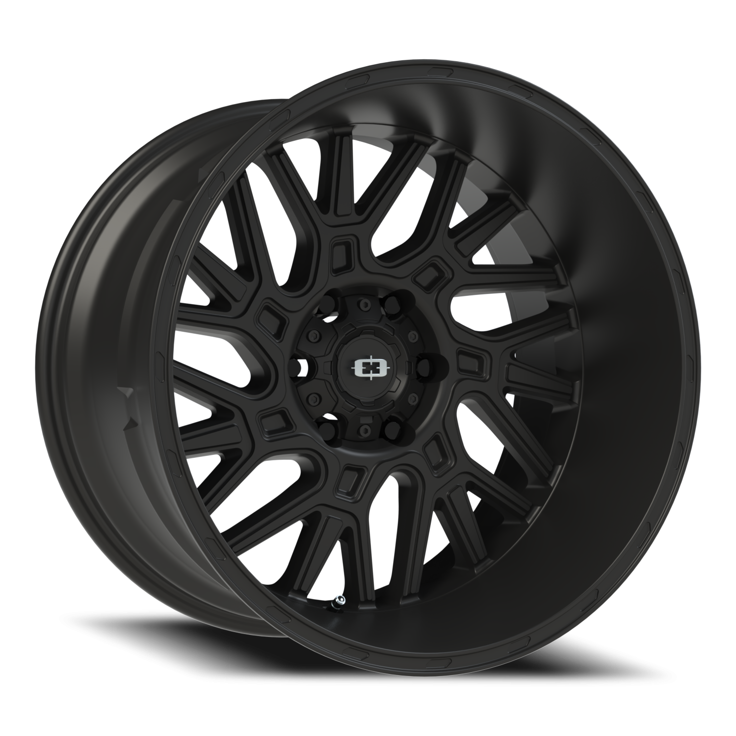 Vision Brawl 20X12 Satin Black Wheel