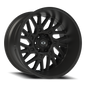 Vision Brawl 20X12 Satin Black Wheel