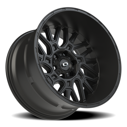 Vision Brawl 20X12 Satin Black Wheel
