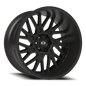 Vision Brawl 22X12 Satin Black Wheel