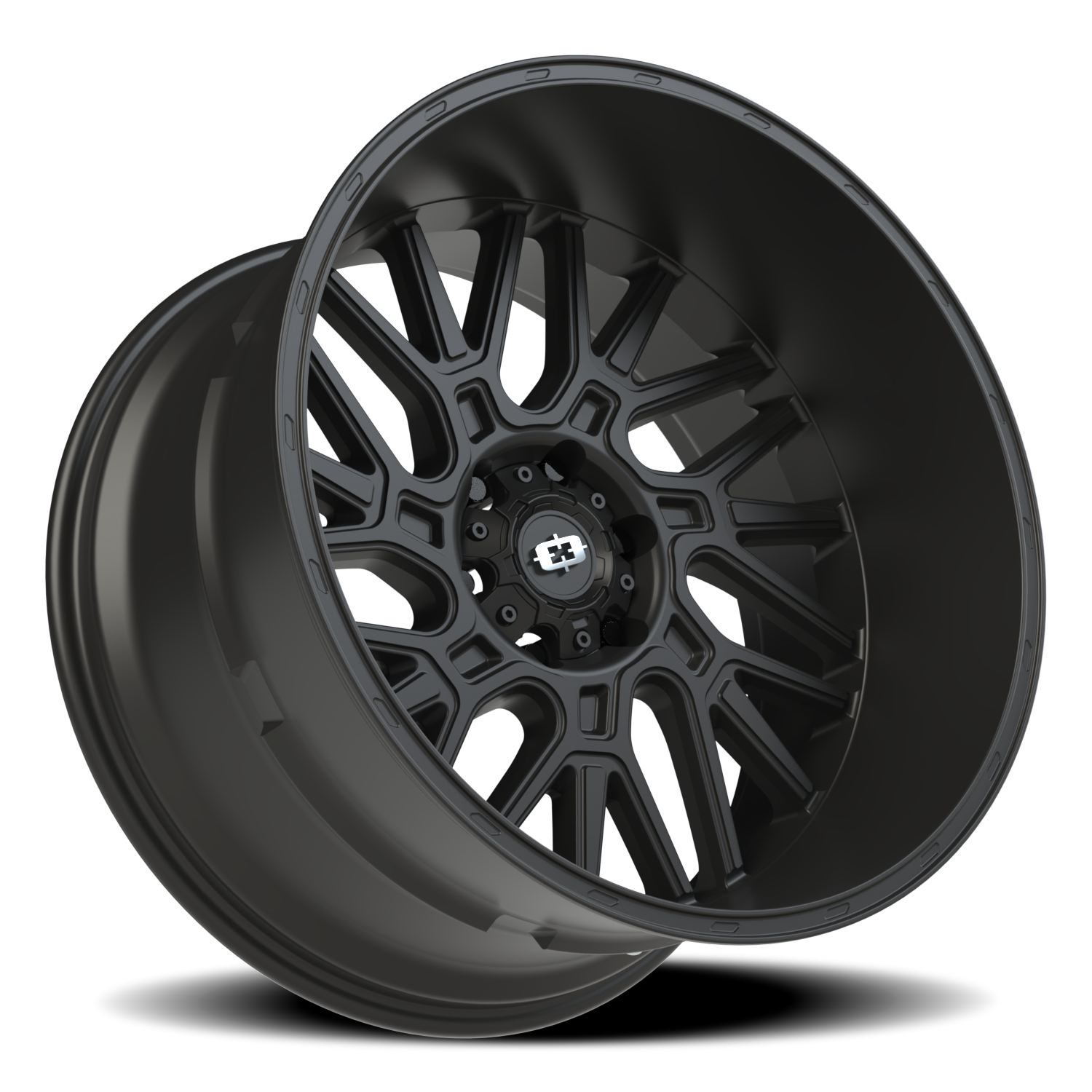 Vision Brawl 22X12 Satin Black Wheel