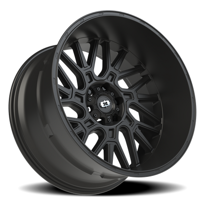 Vision Brawl 22X12 Satin Black Wheel