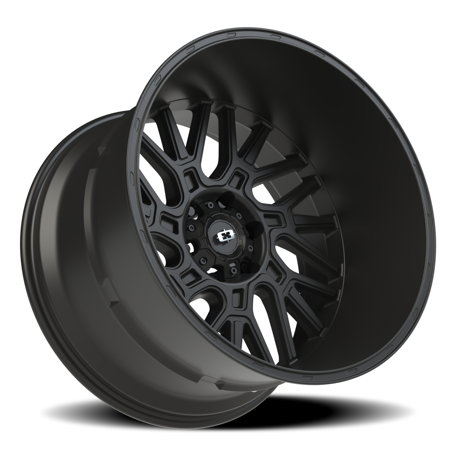 Vision Brawl 22X14 Satin Black Wheel
