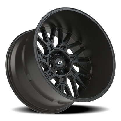 Vision Brawl 22X14 Satin Black Wheel
