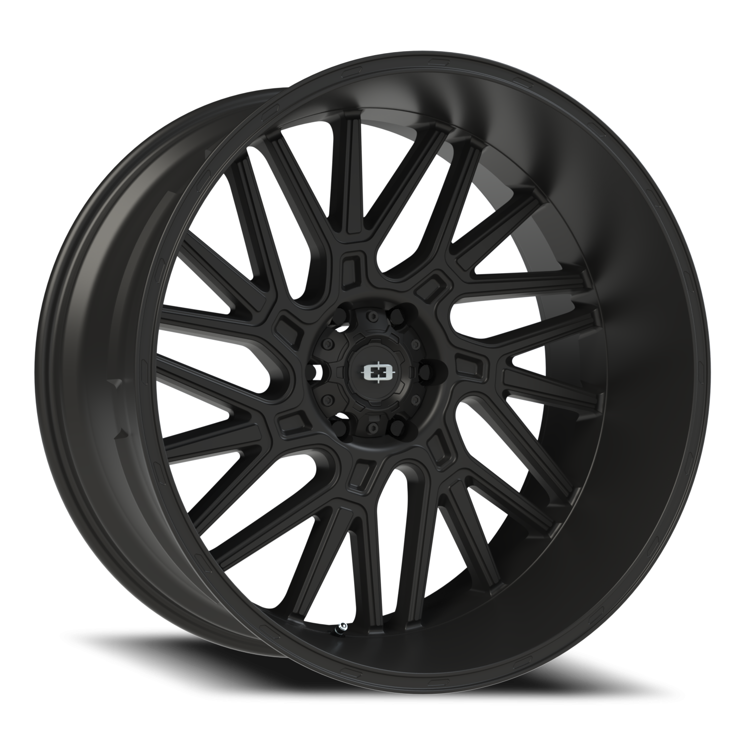 Vision Brawl 24X12 Satin Black Wheel