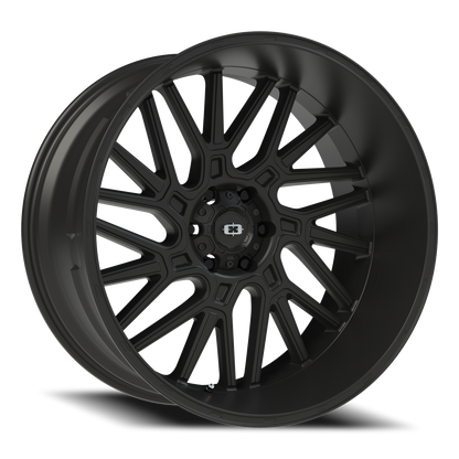 Vision Brawl 24X12 Satin Black Wheel