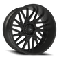 Vision Brawl 24X12 Satin Black Wheel