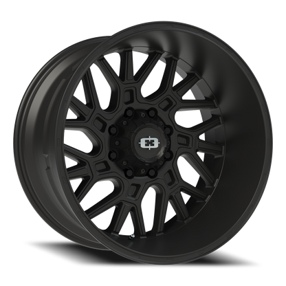 Vision Brawl 20X12 Satin Black Wheel