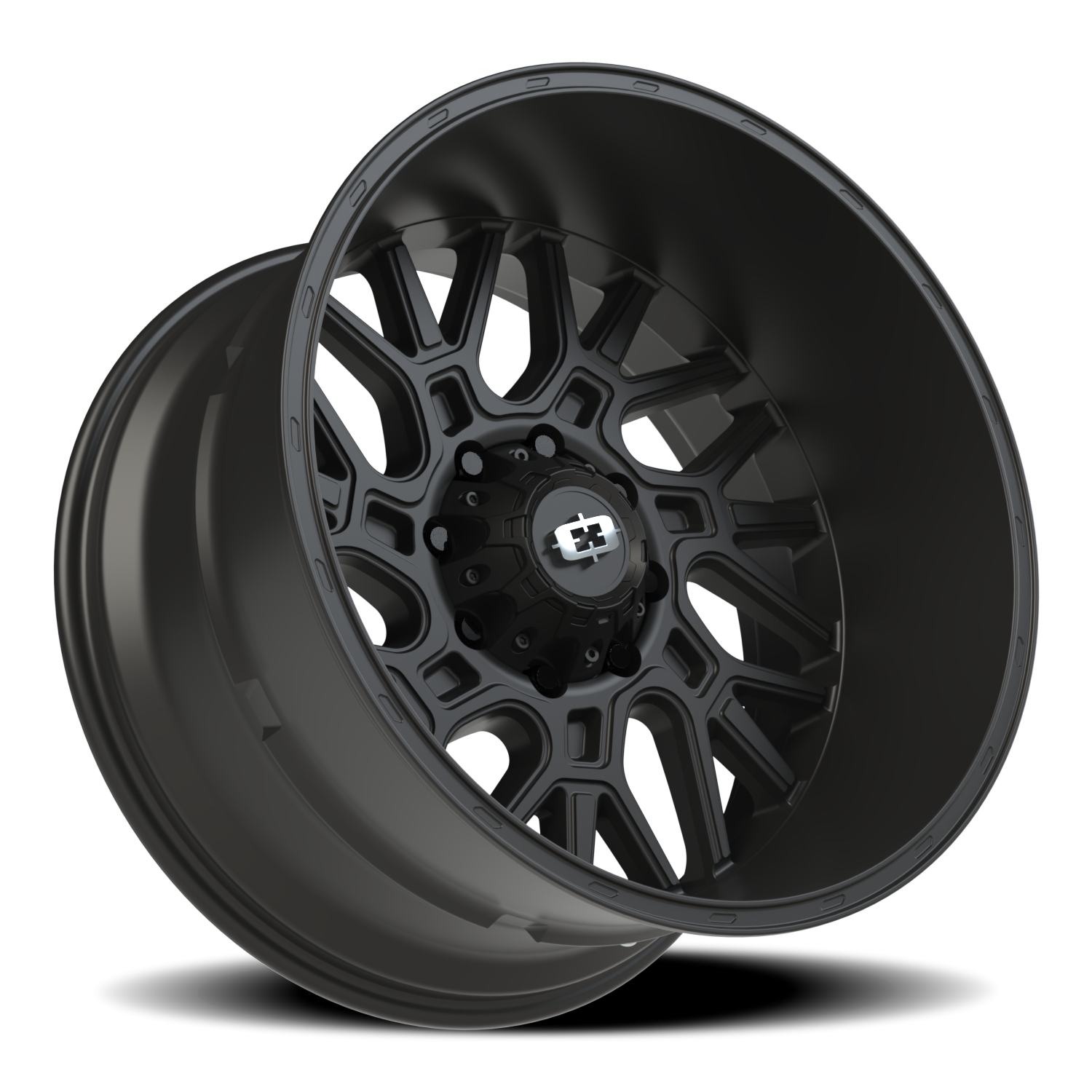 Vision Brawl 20X12 Satin Black Wheel