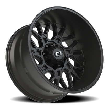Vision Brawl 20X12 Satin Black Wheel