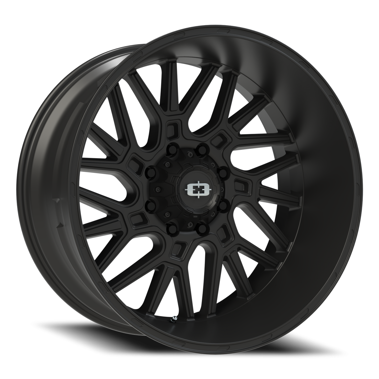 Vision Brawl 24X12 Satin Black Wheel