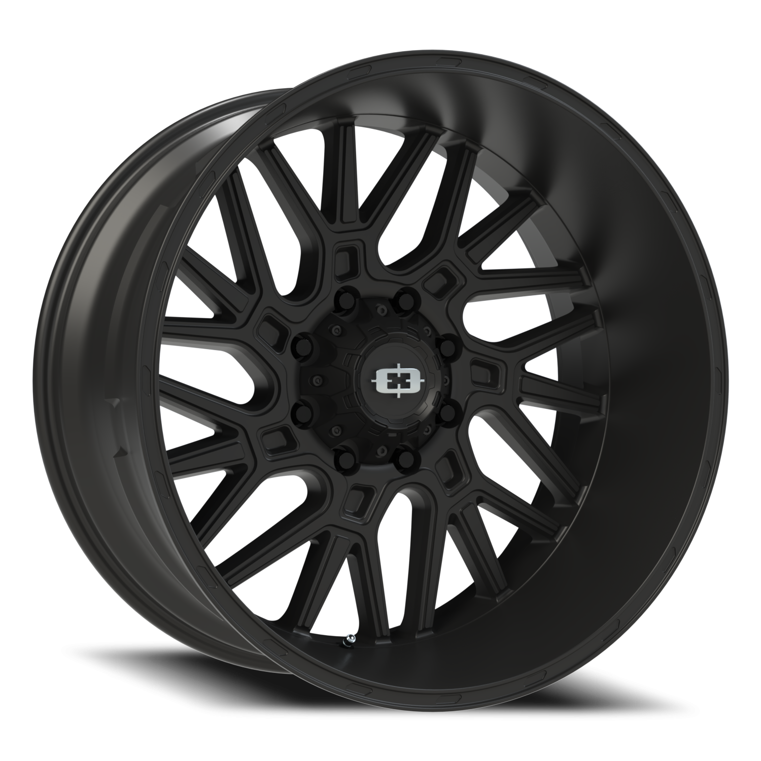 Vision Brawl 24X12 Satin Black Wheel