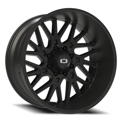 Vision Brawl 24X12 Satin Black Wheel