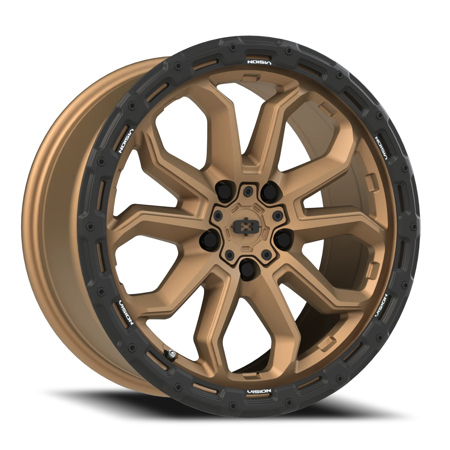 Vision Korupt 17X8 Satin Bronze Wheel