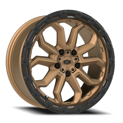 Vision Korupt 17X8 Satin Bronze Wheel