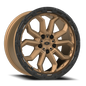Vision Korupt 17X8 Satin Bronze Wheel