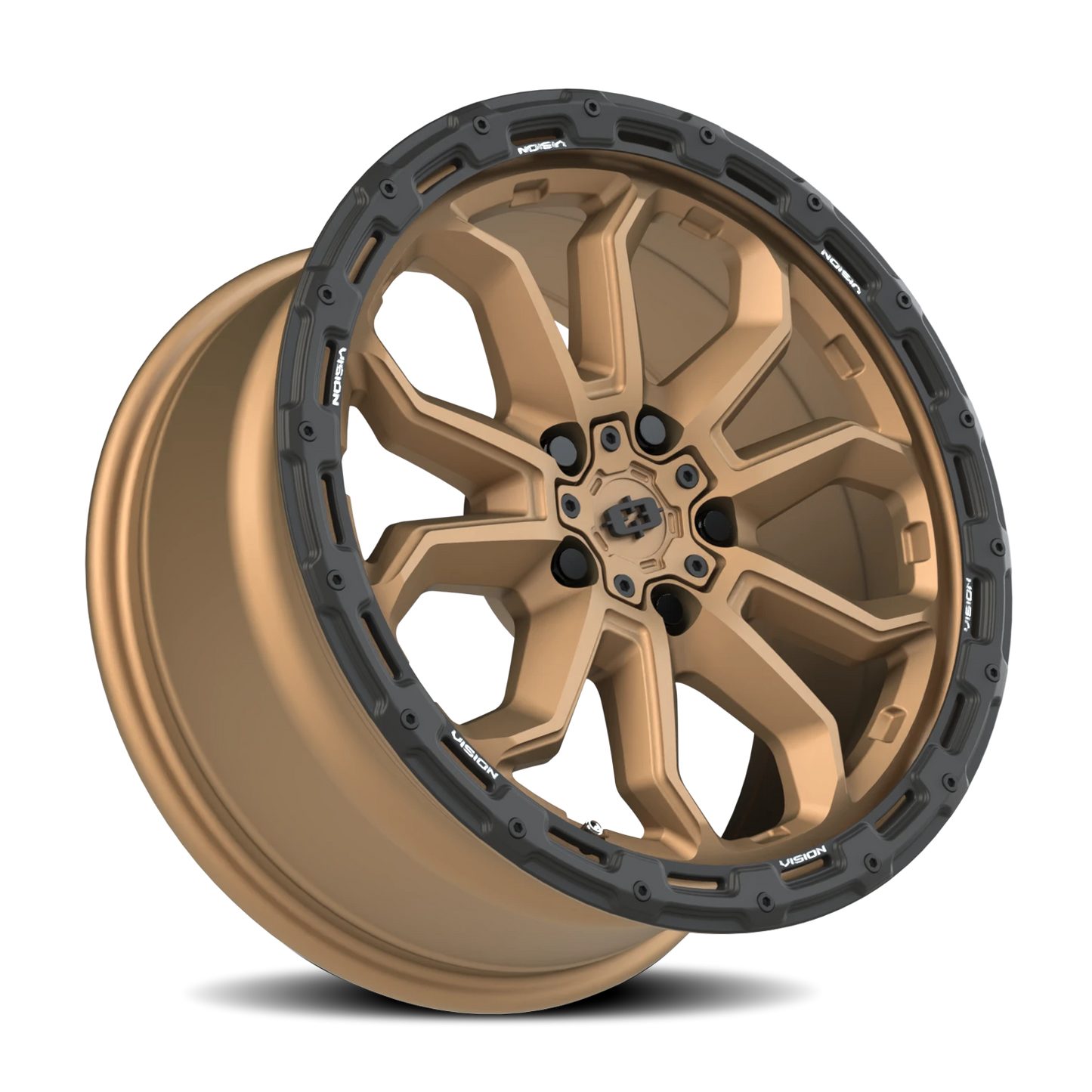 Vision Korupt 17X8 Satin Bronze Wheel